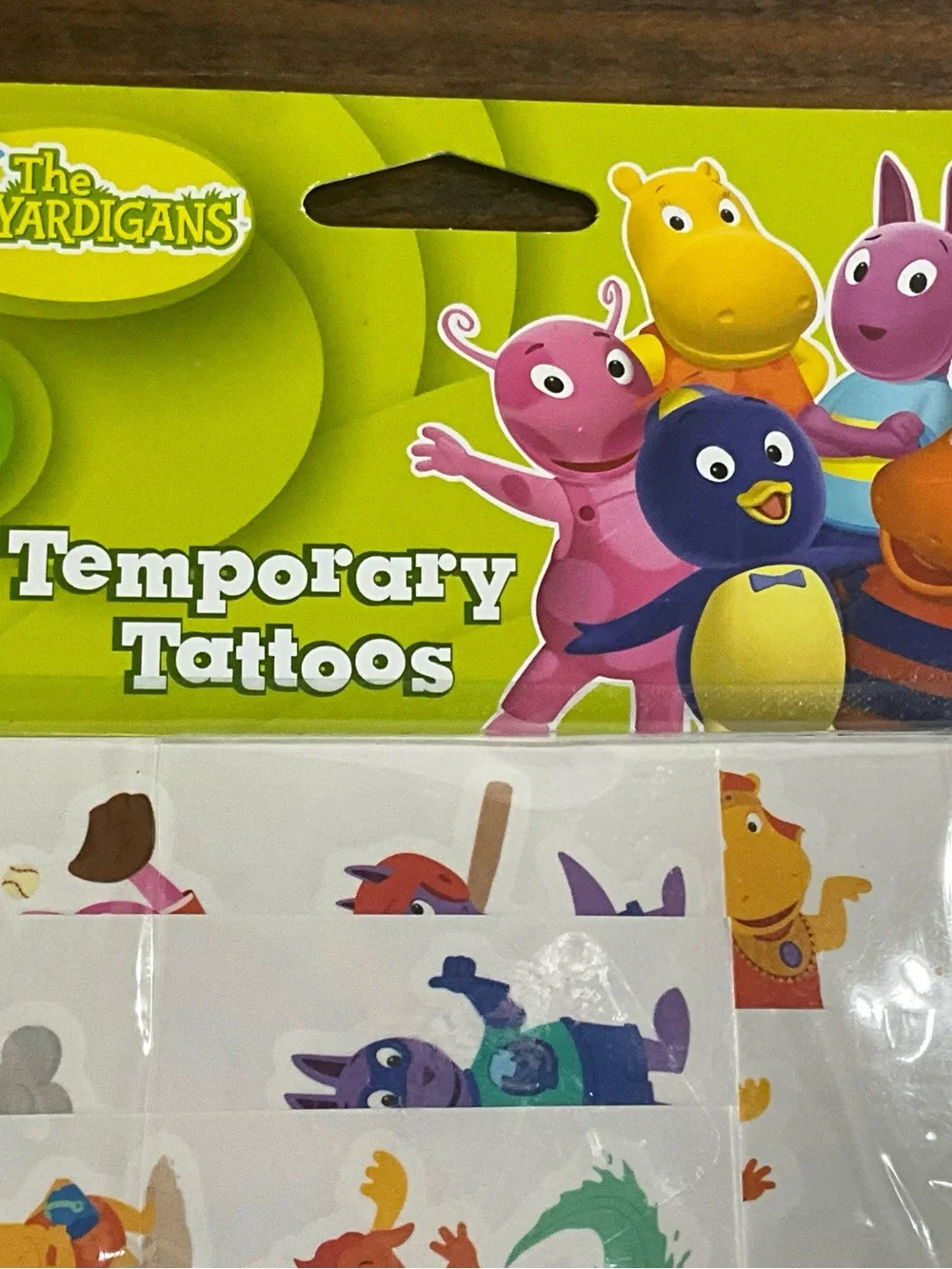 Nickelodeon 2008 The Backyardigans Temporary Tattoos Party Favor NOS